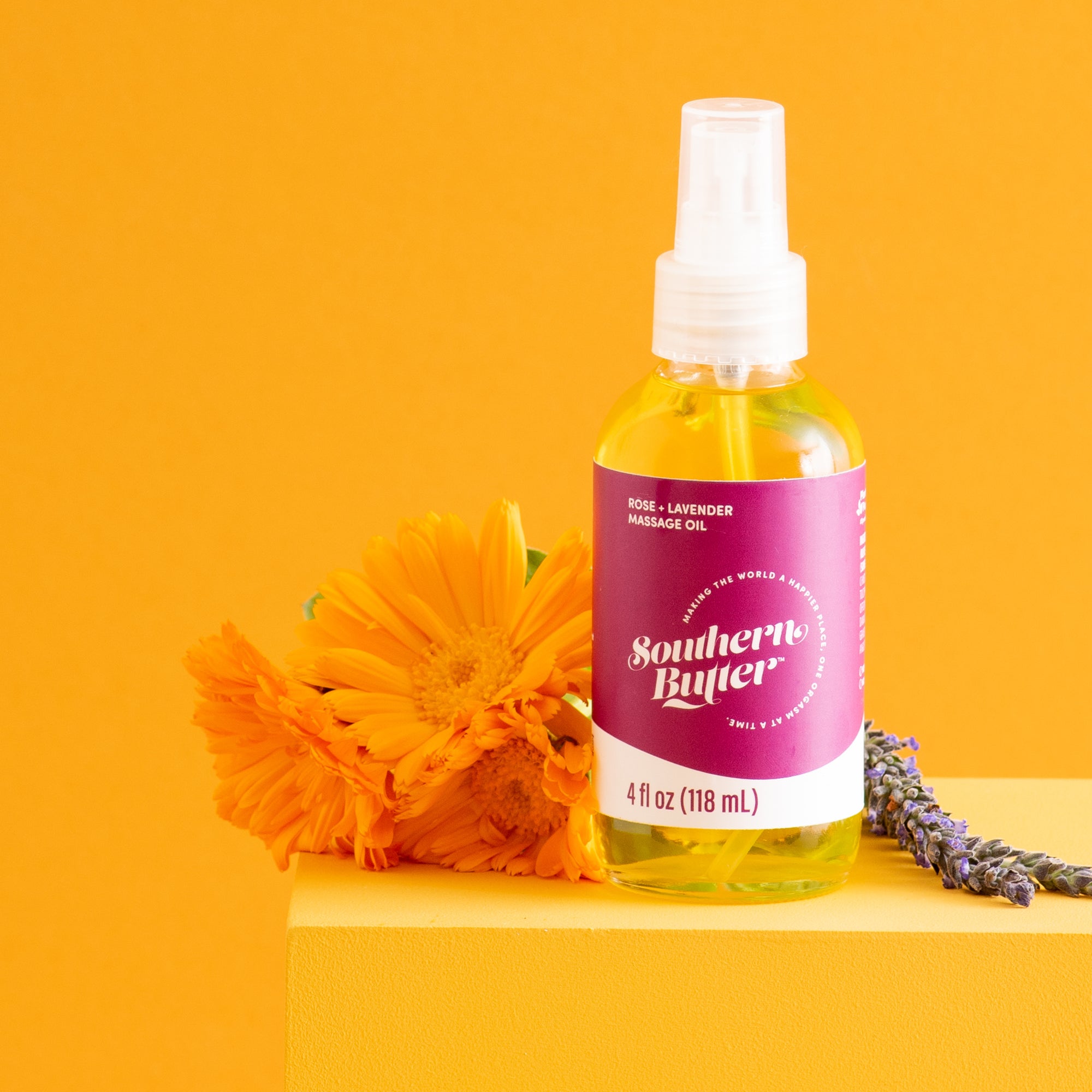 Massage Oil - Rose + Lavender